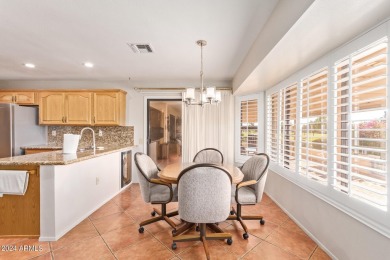 Step into this spacious, sun-soaked 3-bedroom, 2-bath San Simeon on Stardust Golf Course in Arizona - for sale on GolfHomes.com, golf home, golf lot