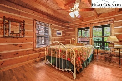 Views abound in this well-maintained log home in the desirable on Blowing Rock Country Club in North Carolina - for sale on GolfHomes.com, golf home, golf lot