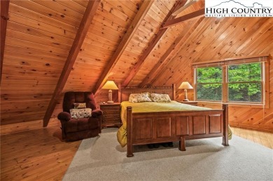 Views abound in this well-maintained log home in the desirable on Blowing Rock Country Club in North Carolina - for sale on GolfHomes.com, golf home, golf lot