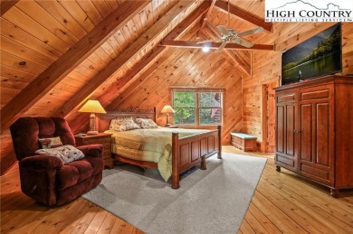 Views abound in this well-maintained log home in the desirable on Blowing Rock Country Club in North Carolina - for sale on GolfHomes.com, golf home, golf lot