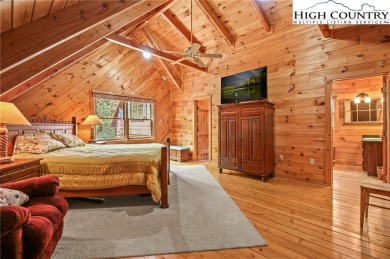 Views abound in this well-maintained log home in the desirable on Blowing Rock Country Club in North Carolina - for sale on GolfHomes.com, golf home, golf lot