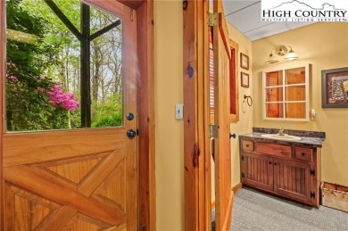 Views abound in this well-maintained log home in the desirable on Blowing Rock Country Club in North Carolina - for sale on GolfHomes.com, golf home, golf lot