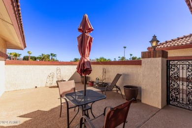 Step into this spacious, sun-soaked 3-bedroom, 2-bath San Simeon on Stardust Golf Course in Arizona - for sale on GolfHomes.com, golf home, golf lot