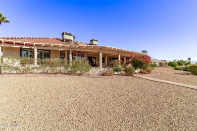 Step into this spacious, sun-soaked 3-bedroom, 2-bath San Simeon on Stardust Golf Course in Arizona - for sale on GolfHomes.com, golf home, golf lot