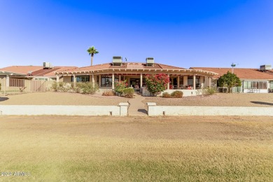 Step into this spacious, sun-soaked 3-bedroom, 2-bath San Simeon on Stardust Golf Course in Arizona - for sale on GolfHomes.com, golf home, golf lot