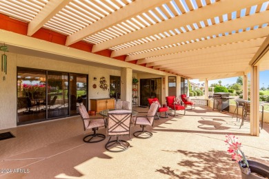 Step into this spacious, sun-soaked 3-bedroom, 2-bath San Simeon on Stardust Golf Course in Arizona - for sale on GolfHomes.com, golf home, golf lot