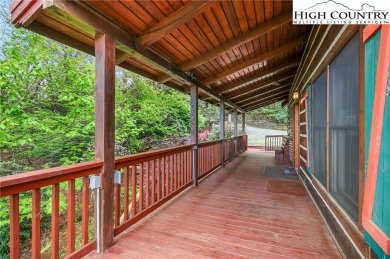 Views abound in this well-maintained log home in the desirable on Blowing Rock Country Club in North Carolina - for sale on GolfHomes.com, golf home, golf lot