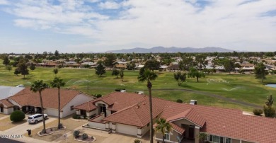 Step into this spacious, sun-soaked 3-bedroom, 2-bath San Simeon on Stardust Golf Course in Arizona - for sale on GolfHomes.com, golf home, golf lot