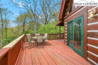 Views abound in this well-maintained log home in the desirable on Blowing Rock Country Club in North Carolina - for sale on GolfHomes.com, golf home, golf lot