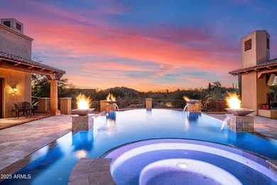 Refined luxury retreat where elegance, privacy, and natural on Desert Mountain Golf Club - Renegade Course in Arizona - for sale on GolfHomes.com, golf home, golf lot