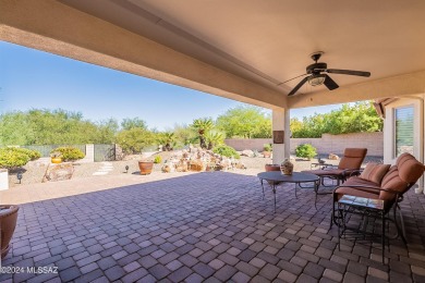 Location, location! Impressive Laredo on a private lot with no on Quail Creek Country Club  in Arizona - for sale on GolfHomes.com, golf home, golf lot