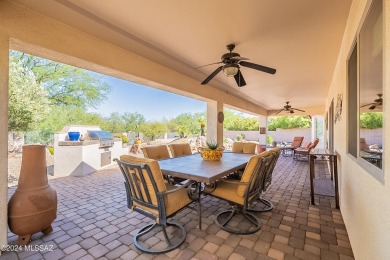 Location, location! Impressive Laredo on a private lot with no on Quail Creek Country Club  in Arizona - for sale on GolfHomes.com, golf home, golf lot