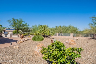 Location, location! Impressive Laredo on a private lot with no on Quail Creek Country Club  in Arizona - for sale on GolfHomes.com, golf home, golf lot