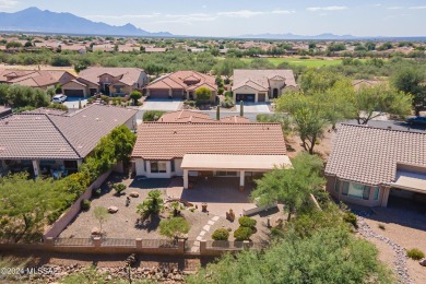 Location, location! Impressive Laredo on a private lot with no on Quail Creek Country Club  in Arizona - for sale on GolfHomes.com, golf home, golf lot