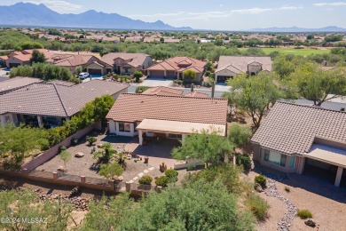 Location, location! Impressive Laredo on a private lot with no on Quail Creek Country Club  in Arizona - for sale on GolfHomes.com, golf home, golf lot