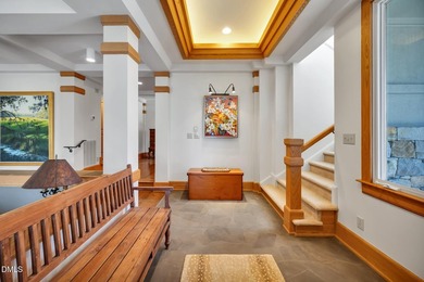 Luxury estate on a private 1.7 acre lot with gentle upslope on Governors Club in North Carolina - for sale on GolfHomes.com, golf home, golf lot