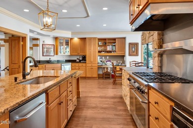 Luxury estate on a private 1.7 acre lot with gentle upslope on Governors Club in North Carolina - for sale on GolfHomes.com, golf home, golf lot