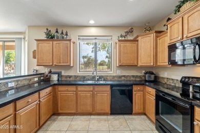 One-of-a-kind Richmond American home on a premium view-fence lot on Aguila Golf Course - Aguila in Arizona - for sale on GolfHomes.com, golf home, golf lot