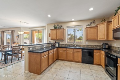 One-of-a-kind Richmond American home on a premium view-fence lot on Aguila Golf Course - Aguila in Arizona - for sale on GolfHomes.com, golf home, golf lot