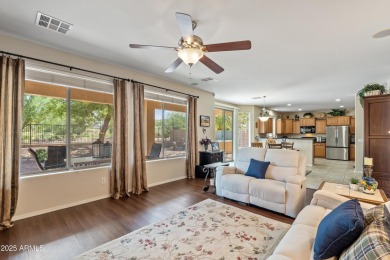 One-of-a-kind Richmond American home on a premium view-fence lot on Aguila Golf Course - Aguila in Arizona - for sale on GolfHomes.com, golf home, golf lot