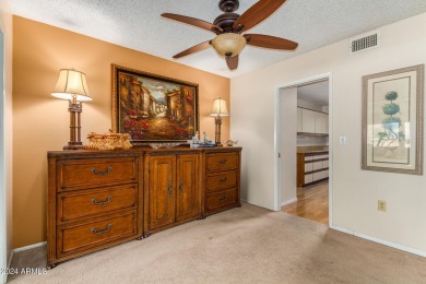 Enjoy the best of active adult living in this charming 3-bedroom on Sun City Country Club in Arizona - for sale on GolfHomes.com, golf home, golf lot