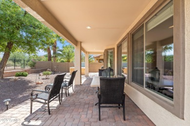 One-of-a-kind Richmond American home on a premium view-fence lot on Aguila Golf Course - Aguila in Arizona - for sale on GolfHomes.com, golf home, golf lot
