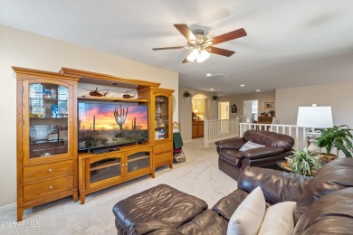 One-of-a-kind Richmond American home on a premium view-fence lot on Aguila Golf Course - Aguila in Arizona - for sale on GolfHomes.com, golf home, golf lot