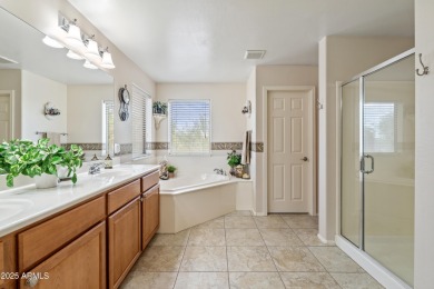 One-of-a-kind Richmond American home on a premium view-fence lot on Aguila Golf Course - Aguila in Arizona - for sale on GolfHomes.com, golf home, golf lot