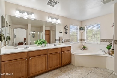 One-of-a-kind Richmond American home on a premium view-fence lot on Aguila Golf Course - Aguila in Arizona - for sale on GolfHomes.com, golf home, golf lot