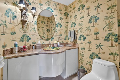 A spectaculate view awaits you as you enter this bright, airy on Eastpointe Country Club in Florida - for sale on GolfHomes.com, golf home, golf lot