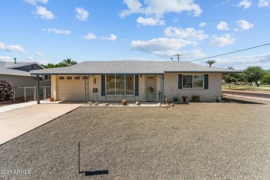 Cute detached home to be sold furnished,  in a prime Sun City on Sun City South Golf Course in Arizona - for sale on GolfHomes.com, golf home, golf lot