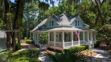 Designed by Allison Ramsey, this beloved 4BR/3.5BA Lowcountry on Haig Point Golf Club in South Carolina - for sale on GolfHomes.com, golf home, golf lot