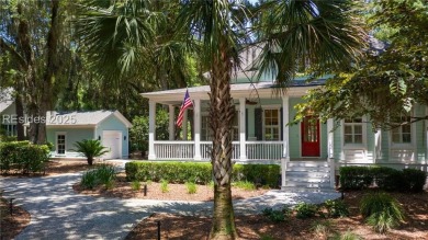 Designed by Allison Ramsey, this beloved 4BR/3.5BA Lowcountry on Haig Point Golf Club in South Carolina - for sale on GolfHomes.com, golf home, golf lot