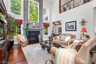 This magnificent French Country estate on nearly four private on  in Ohio - for sale on GolfHomes.com, golf home, golf lot