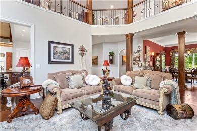 This magnificent French Country estate on nearly four private on  in Ohio - for sale on GolfHomes.com, golf home, golf lot