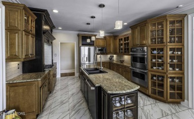 With views of the 8th green, this elegant Gettysview home rests on Gettysvue Country Club in Tennessee - for sale on GolfHomes.com, golf home, golf lot