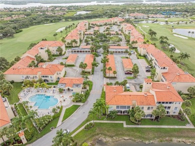 Sweeping golf views from this pied-a-terre in prestigious on Oak Harbor Country Club in Florida - for sale on GolfHomes.com, golf home, golf lot