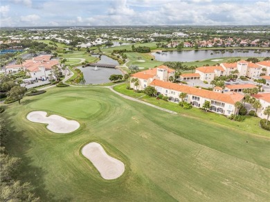 Sweeping golf views from this pied-a-terre in prestigious on Oak Harbor Country Club in Florida - for sale on GolfHomes.com, golf home, golf lot