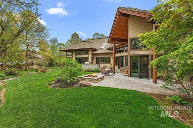 An extraordinary 1.5+ acre riverfront estate enveloped by water on BanBury Golf Club in Idaho - for sale on GolfHomes.com, golf home, golf lot