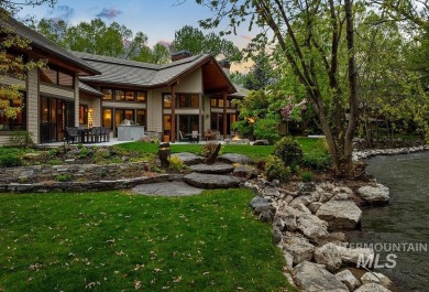 An extraordinary 1.5+ acre riverfront estate enveloped by water on BanBury Golf Club in Idaho - for sale on GolfHomes.com, golf home, golf lot