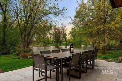 An extraordinary 1.5+ acre riverfront estate enveloped by water on BanBury Golf Club in Idaho - for sale on GolfHomes.com, golf home, golf lot