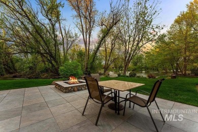 An extraordinary 1.5+ acre riverfront estate enveloped by water on BanBury Golf Club in Idaho - for sale on GolfHomes.com, golf home, golf lot