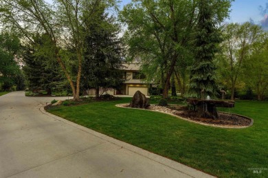An extraordinary 1.5+ acre riverfront estate enveloped by water on BanBury Golf Club in Idaho - for sale on GolfHomes.com, golf home, golf lot