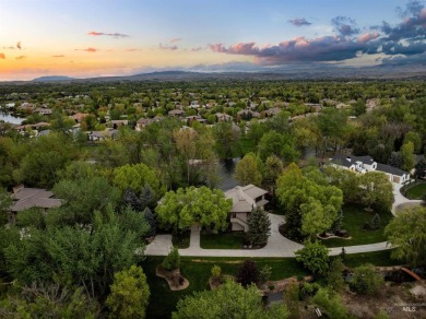 An extraordinary 1.5+ acre riverfront estate enveloped by water on BanBury Golf Club in Idaho - for sale on GolfHomes.com, golf home, golf lot