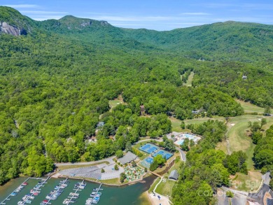 Enjoy a peaceful and scenic wooded setting on 2.77 acres, with on Rumbling Bald Resort on Lake Lure in North Carolina - for sale on GolfHomes.com, golf home, golf lot