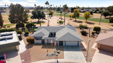 Enjoy breathtaking 180-degree views of Sun City Lakes West from on Sun City Lakes West and East in Arizona - for sale on GolfHomes.com, golf home, golf lot