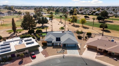 Enjoy breathtaking 180-degree views of Sun City Lakes West from on Sun City Lakes West and East in Arizona - for sale on GolfHomes.com, golf home, golf lot