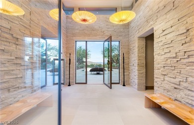 This legacy, desert estate sits perfectly on an elevated lot on on Southern Highlands Golf Club in Nevada - for sale on GolfHomes.com, golf home, golf lot