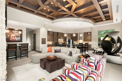 This legacy, desert estate sits perfectly on an elevated lot on on Southern Highlands Golf Club in Nevada - for sale on GolfHomes.com, golf home, golf lot