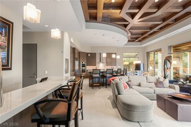 This legacy, desert estate sits perfectly on an elevated lot on on Southern Highlands Golf Club in Nevada - for sale on GolfHomes.com, golf home, golf lot